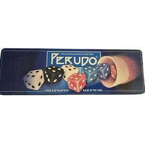 Perudo Game Classic Game Of Liar Dice South American 100% COMPLETE Tin Vintage